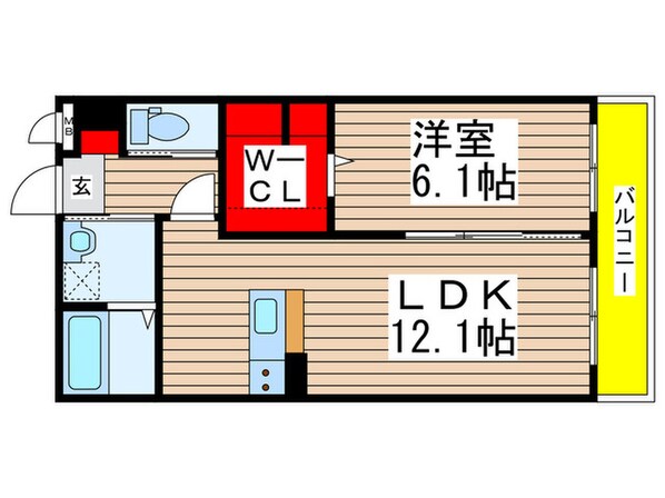 ルールドクロワールの物件間取画像